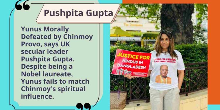 Yunus Morally Defeated by Chinmoy Provo – Declares UK Hindu Rights Leader