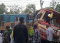 12 Killed in Cumilla Bus-Train Crash — Railway Crossing Worker Arrested