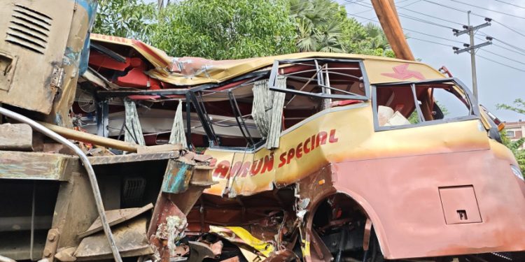 Cumilla train-bus crash: Two railway crossing workers sued among others